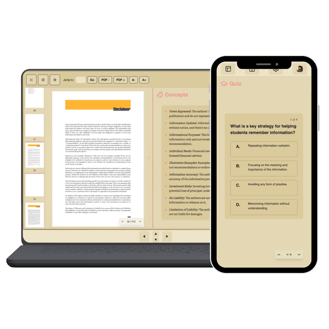 Skimreader preview on desktop and mobile